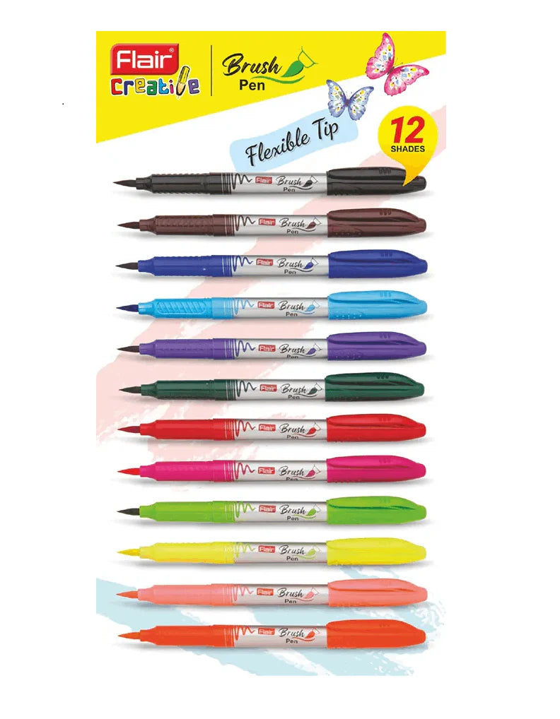 Flair Creative BRUSH PEN (12 Shades)