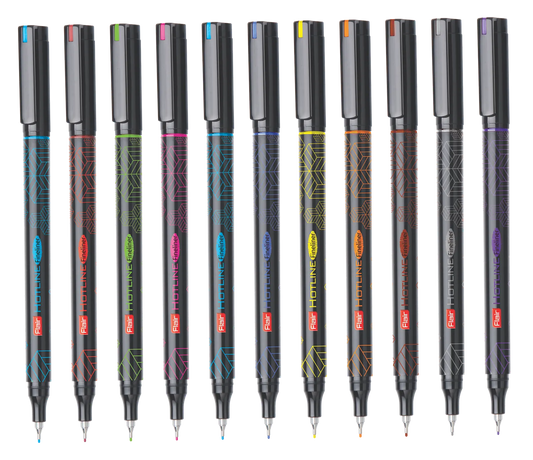 Flair HOTLINE Fineliner Assorted (Set of 10)