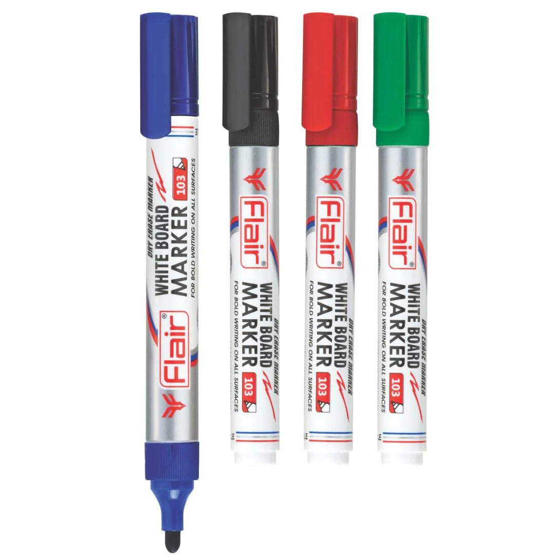 Flair White Board 103 Marker (Pack of 5)