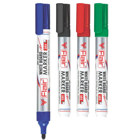 Flair White Board 103 Marker (Pack of 5)