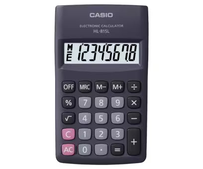 Casio HL-815L-BK Pocket Calculator