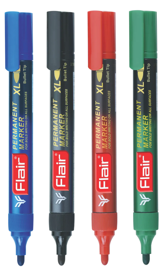 Flair Permanent XL Marker (Pack of 5)