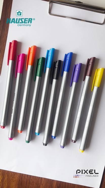 Hauser Artz PIXEL Fineliner (10 Pcs Pouch)