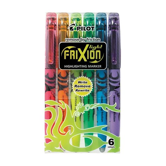 Pilot FRIXION Highlighter Pen (Set of 6)