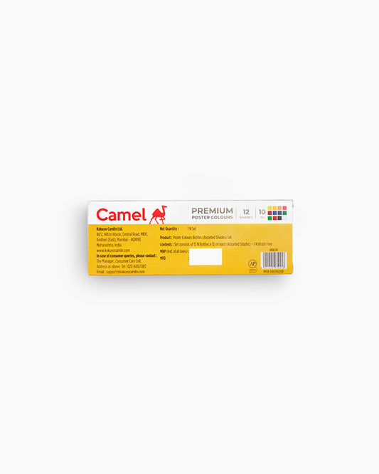 Camel Artist Premium Poster Colour 10ml (12 Shades)