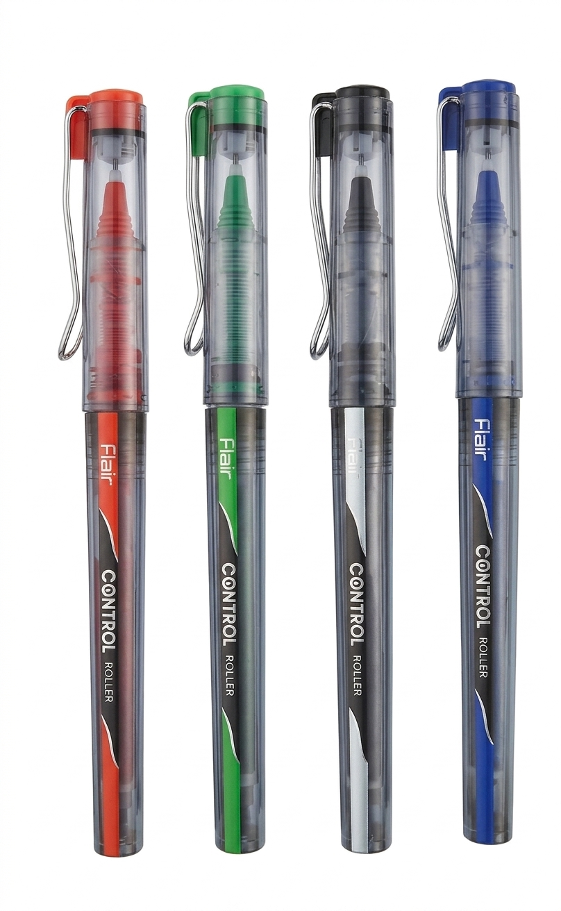 Flair Control Liquid Ink Roller Pen (Pack of 5)