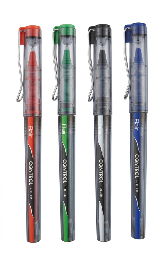 Flair Control Liquid Ink Roller Pen (Pack of 5)