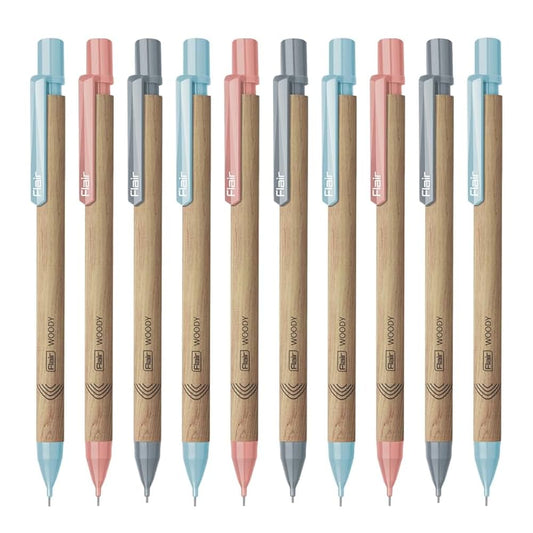 Flair WOODY 0.7mm Mechanical Pencil (Pack of 10)