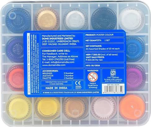 Doms Poster Colour 20 Shades