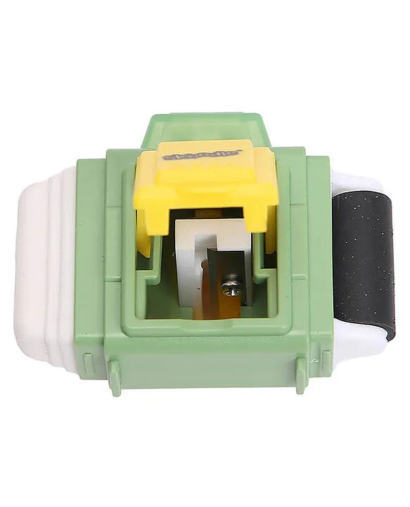 Skoodle Lights Camera Action Eraser, Sharpener & Clean Roller 3 in 1 Set