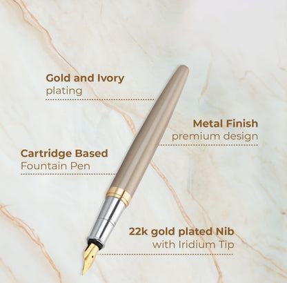 Cello SIGNATURE CREME IVORY Fountain Pen