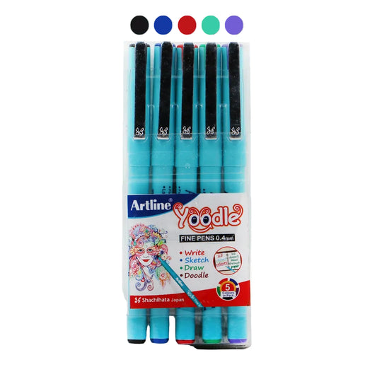 Artline YOODLE Fine Pen (Set of 5)