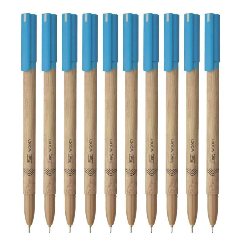 Flair WOODY Ball Pen (Pack of 10)
