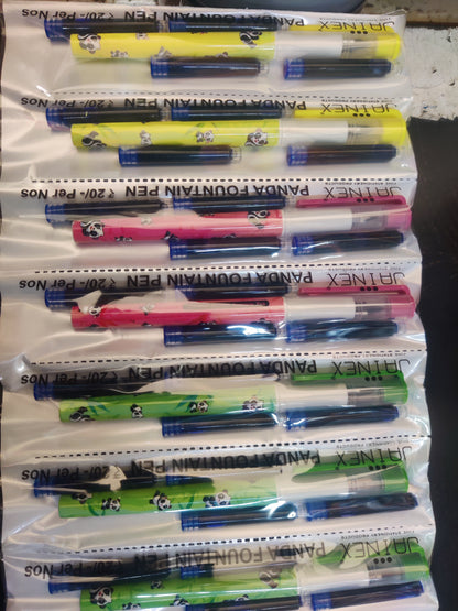 JAINEX PANDA Fountain Pen (Pack of 5)