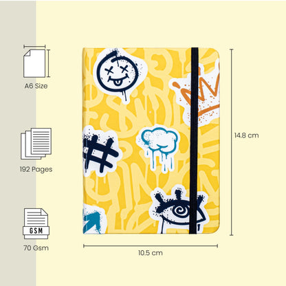 Scholar A6 Artzy Notebook (192 Pg)