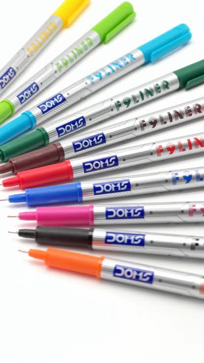 Doms F9 Liner Assorted Pen (10 Shades)