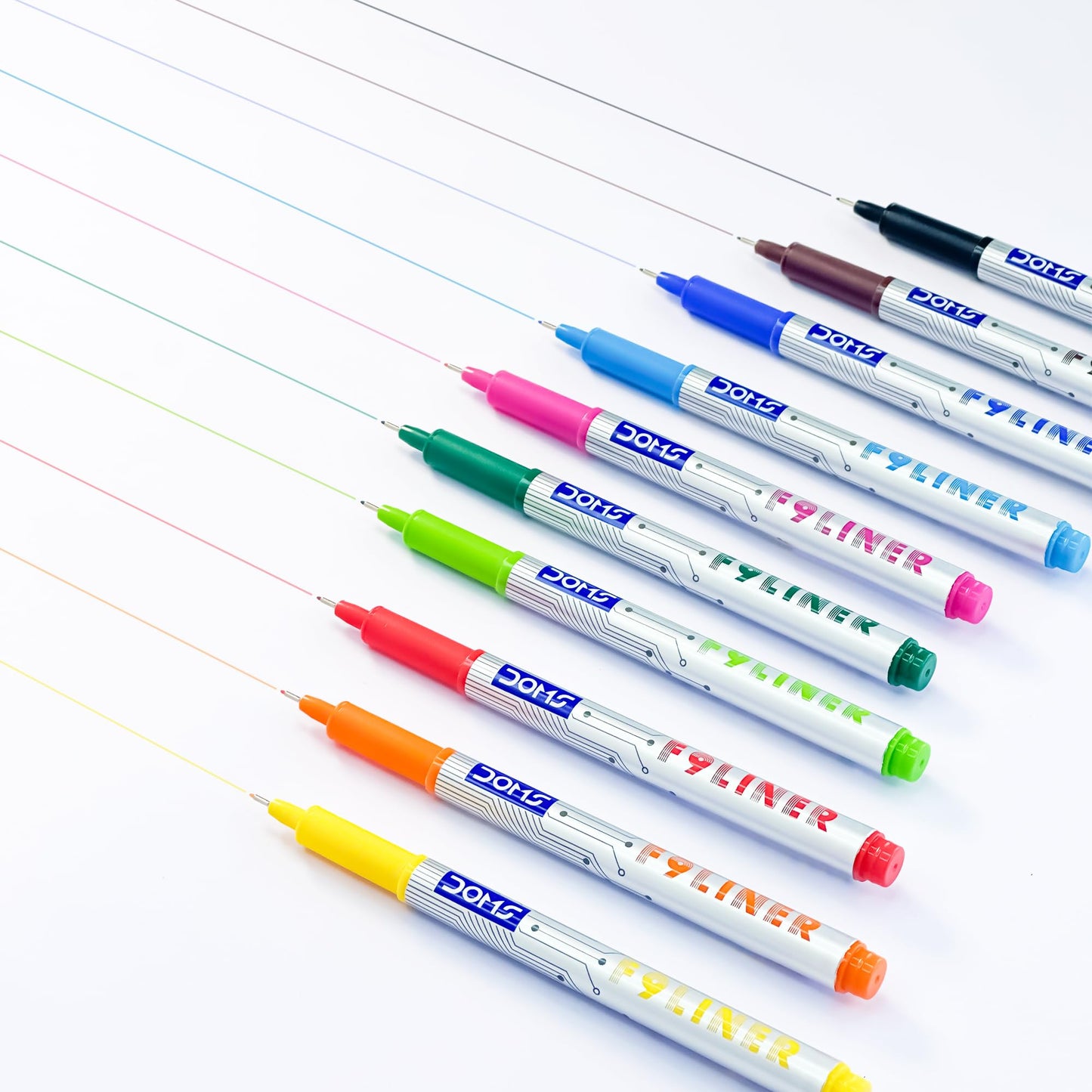 Doms F9 Liner Assorted Pen (10 Shades)