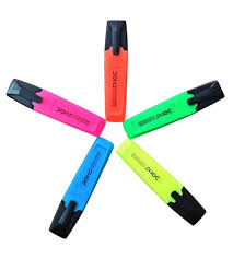Doms HIGHLIGHTER Yellow (Pack of 5)