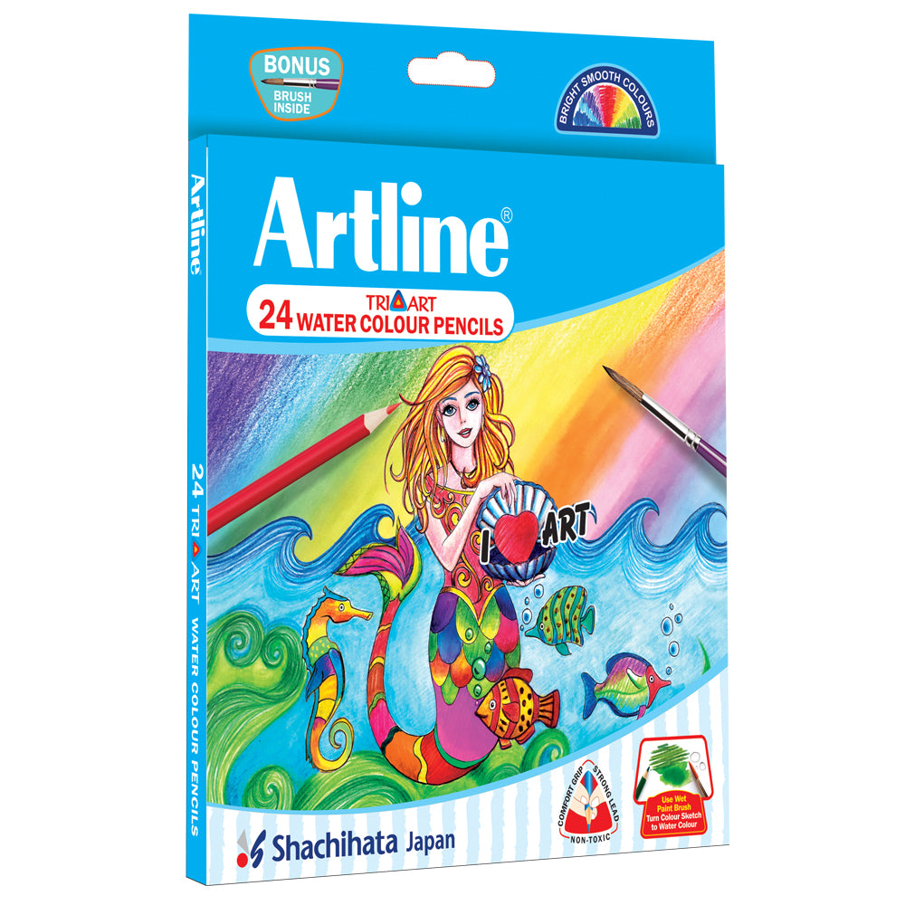 Artline Water Colour Pencil (24 Shades)