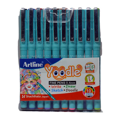 Artline YOODLE Fine Pen (Set of 10)