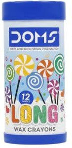 Doms LONG WAX Crayons (12 Shades)