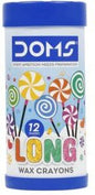 Doms LONG WAX Crayons (12 Shades)