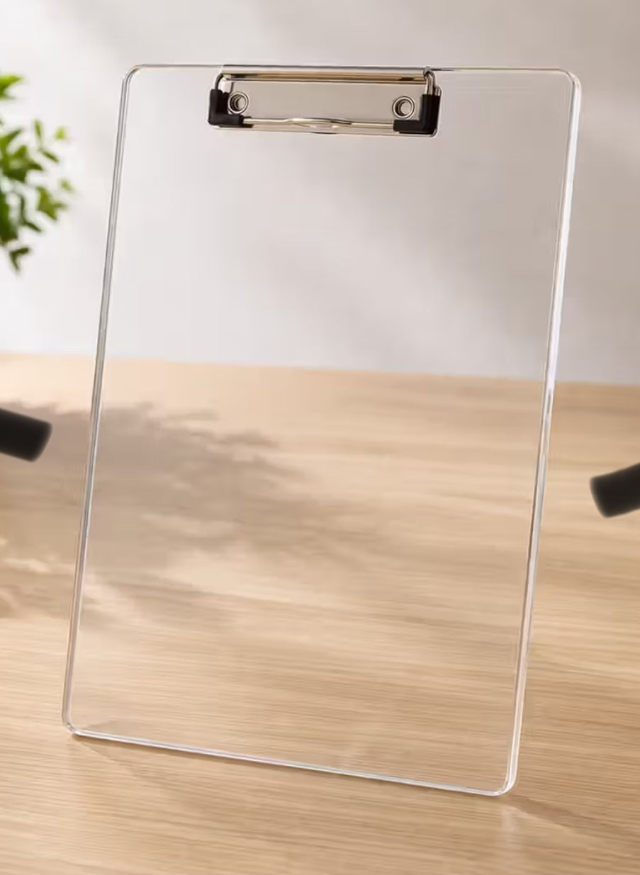 Omega Transparent Clip Board