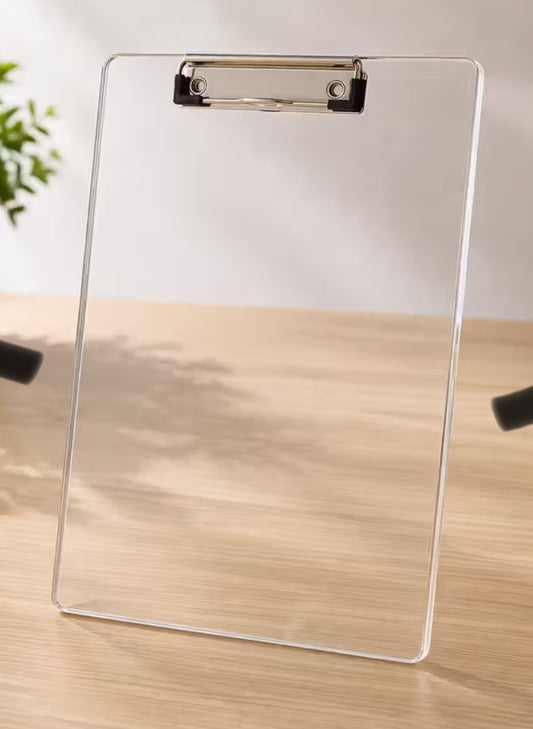 Omega Transparent Clip Board