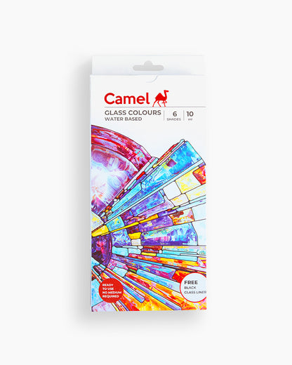 Camel Water Based Glass Colour 5ml (6 Shades)