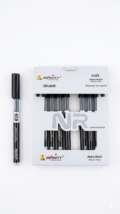 Infinity ROLLER Pen- Black (Pack of 10)