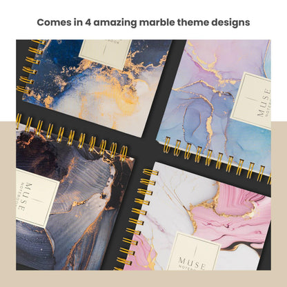 Scholar A5 Muse Wirebound Notebook (192 Pg)