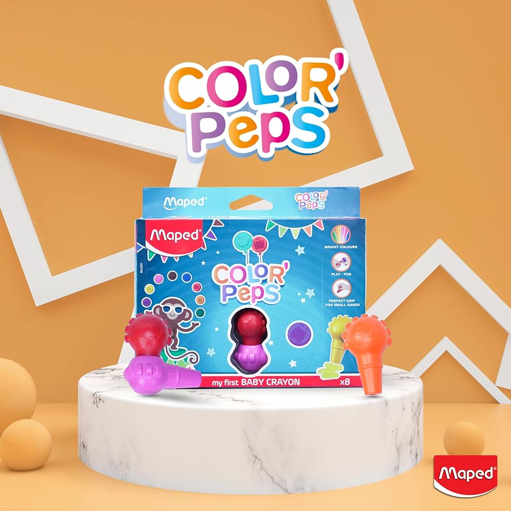 Maped Color Peps Baby Crayon (6 Shades)