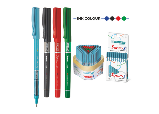 Hauser SONIC X Gel Pen (Pack of 5)