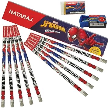 Nataraj MARVEL SPIDERMAN Pencil (Pack of 10)